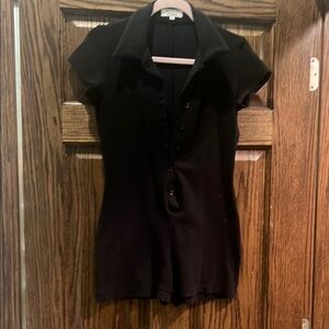 Frankies bikinis black romper